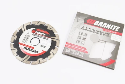 Диск алмазный для болгарки 125х2,2х22,2 мм TURBO REINFORCED 9-03-125 GRANITE