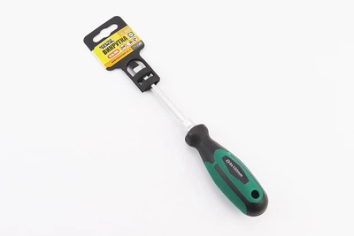 Отвёртка шлицевая магнитная SL 6x100 мм MASTERTOOL (45-8610)