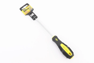 Отвёртка шлицевая SL 6x150 мм магнитная, рукоятка с TPR — MASTERTOOL