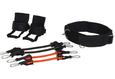 Еспандер-підсилювач стрибка Meta Elite Vertical Jumping System, чорно-червоний
