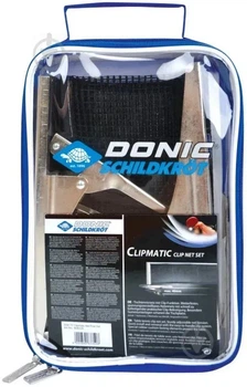 Сітка для пінг-понгу Donic Clipmatic, чорна