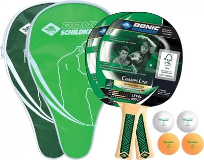 Набір для пінг-понгу Donic Champs 400 cover set, зелений
