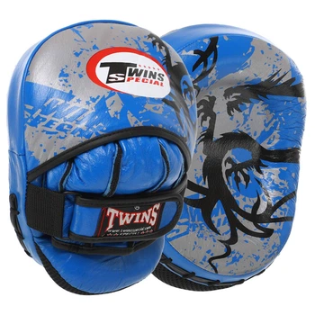 Лапы для бокса и единоборств Twins Special TW4-BLUE синий 2 шт 23x18x6 см