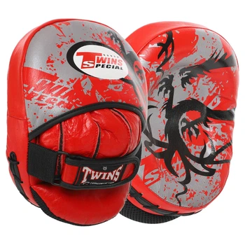 Лапы для бокса и единоборств Twins Special TW4-RED красный 2 шт 23x18x6 см
