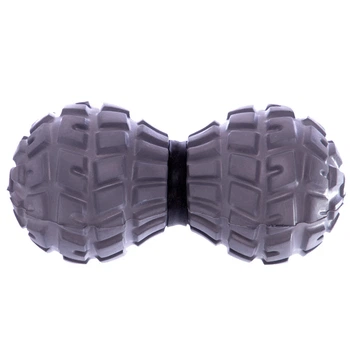 Массажер двойной для спины "Арахис" Gemini Sport GD005-G серый, EVA 14x6 см
