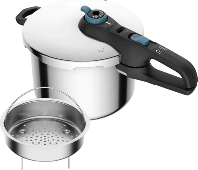 Szybkowar Tefal Secure Trendy z koszykiem do gotowania na parze 6 l (3045384363430)