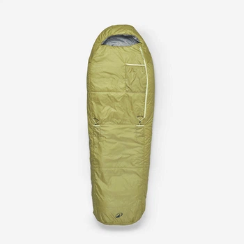 Детский Спальный Мешок для Кемпинга QUECHUA 10°C Размер 180 x 65 см Рост от 115 до 155 см Зеленый