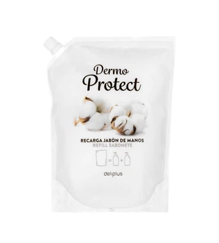 Жидкое крем-мыло хлопок Deliplus Dermo Protect, 1000мл