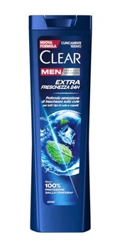 Шампунь для мужчин Clear Ледяная свежесть с ментолом против перхоти 225 мл (8720181429675)
