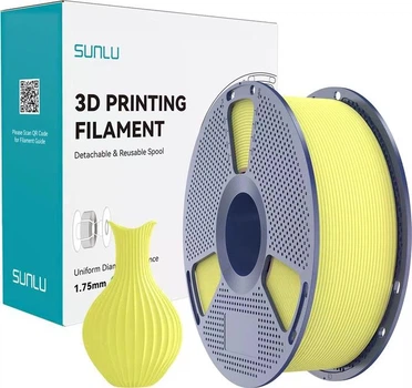 Філамент SUNLU PLA 1.75mm 1kg Lemon Yellow