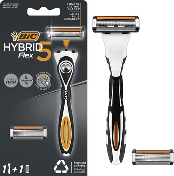 Станок BIC Flex Hybrid 5 з 1 змінним картриджем (3086124143950)