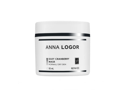 Шовкова зволожувальна маска з екстрактом журавлини Anna Logor Silky Cranberry Mask 50 мл