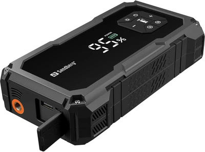 Urządzenie rozruchowe Sandberg Jump Starter TirePump 10000 mAh, kompresor, latarka (5705730421211)