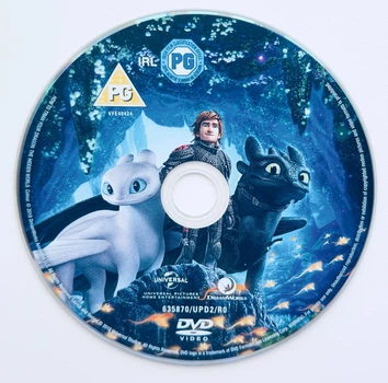 DVD-Video диск - How To Train Your Dragon The Hidden World англ, Б/В