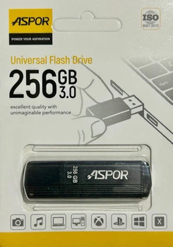 USB Flash Aspor AR121 256GB- чорний