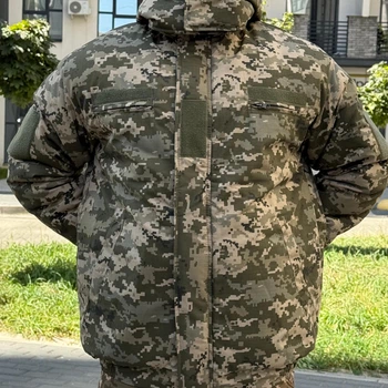 Тактический зимний бушлат ЗСУ Patriot с резинкой 48 Пиксель
