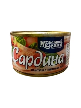 Сардина в томаті Морський світ 240г