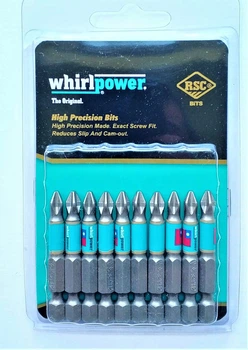 Набор бит Whirlpower (ОРИГІНАЛ) PH*2*50 10 шт