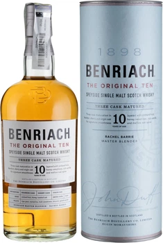 Віскі Benriach 10 YO 0.7 л 43% в тубусі (5060399680547)