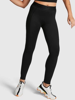 Спортивные леггинсы для фитнеса высокие женские Victoria's Secret 671893253 S Черные (1160746399)