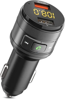 Автомобильный Bluetooth FM передатчик ZeaLife с 2 USB- портами и комплектом громкой связи
