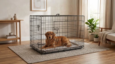 Розкладна металева клітка REBEL ANIMALS RA-1204 для собак XXL
