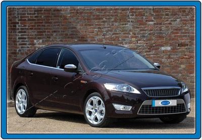 Накладки хромированные на стекла (нижние) (4шт) Ford Mondeo 2007-2013, Carmos, 6450352