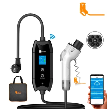 Зарядка для электромобиля Feyree 3.5кВт 16A, GB/T - Cat-EV-F9: App Version Wi-Fi