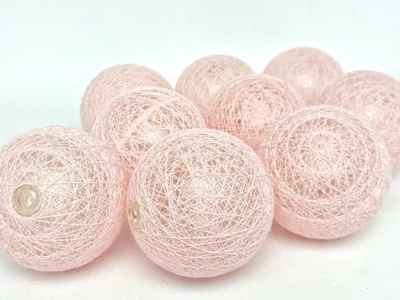 Гірлянди декоративні Cotton Balls 10led, діам 6см, довжина 180см на батарейках АА 020