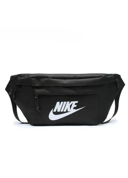 Бананка большая Nike Tech Hip Pack найк поясная сумка черная белое лого