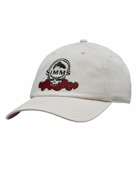 Кепка Simms Grateful Dead Single Haul Cap - Roses белый