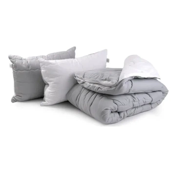 Комплект Руно одеяло 200x220см и подушка 50x70см (925.52_Grey White)