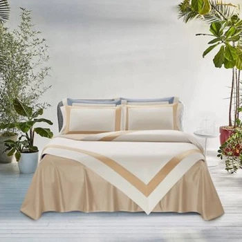 Комплект постельного белья Frette Bicolore White/Citrine FRCOT09 200*220 см