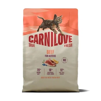 Корм сухой Carnilove True Fresh Beef Kitten для котят, говядина 2 кг