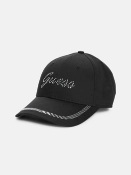 Кепка Guess бейсболка з логотипом зі страз 1159816221 (Чорний One size)