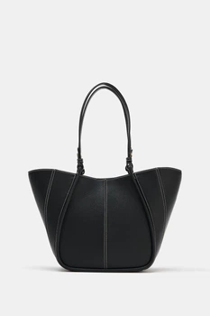 Мини-сумочка для покупок со швом ZARA