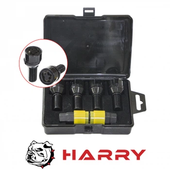 БОЛТ СЕКР. КОНУС BLACK CHROME 14x1.25x28 HARRY