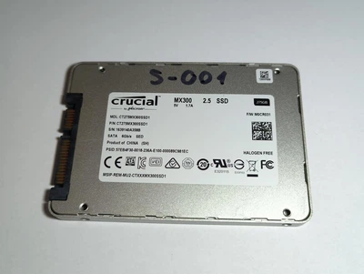 Накопичувач SSD 2.5 SATA 275 GB Crucial MX300 Б\В - Б/В