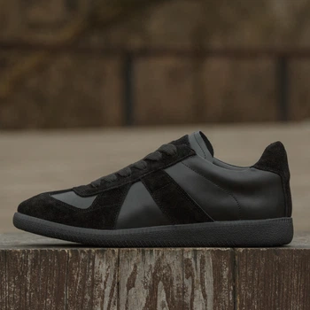 Мужские кроссовки Margiela черные black Lux 43р