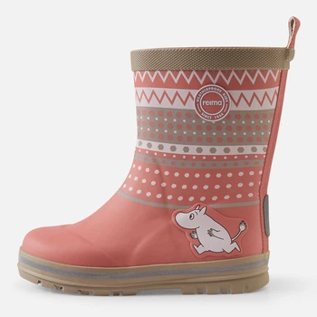 Дитячі гумові чоботи для дівчинки Reima Moomin Magisk 5400001B-1121 29 Пудрові (6438557414485)