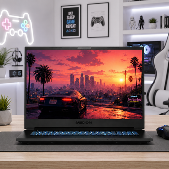 Ігровий ноутбук 17,3" Medion (Lenovo Group) Erazer Defender P15 | AMD Ryzen 7 5800H | IPS (1920x1080) FullHD 144 Гц | RAM 16 ГБ | SSD 1 ТБ | Nvidia GeForce RTX 3060, 6 ГБ | Підсвітка клавіатури | Win11 (5342) - Уцінка
