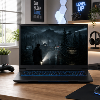 Ігровий Ноутбук 17,3" Medion (Lenovo Group) ERAZER X17805 Intel Core i7 - 9750H RAM 16 ГБ SSD 1 ТБ Nvidіa GeForce RTX2070, 6 ГБ IPS FullHD 144 Гц Win11 (4172) - Уценка