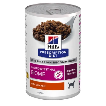 Вологий лікувальний корм Hill's (Хiлс) Prescription Diet Dog Chicken Gastrointestinal Biome Digestive Care Adult All Breeds для дорослих собак усіх порід при діареї та розладах травлення з м’ясом курки 370 г (арт 607719)