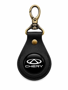 Брелок ручна робота CHERY натуральна шкіра 50мм