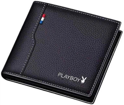 Чоловічий гаманець Playboy Black 03