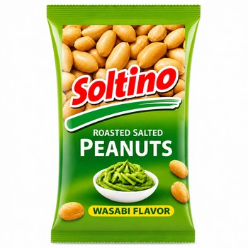 Арахіс зі смаком Васабі Soltino Roasted Salted Peanut Wasabi Flavor 100 г