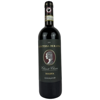 Вино Contessa di Radda Chianti червоне сухе 14% 0.75 л (Італія)