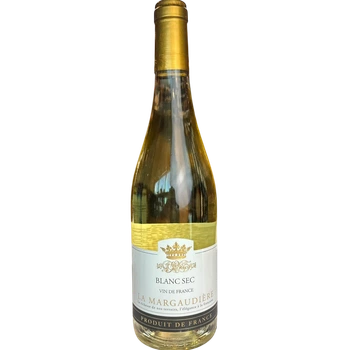 Вино Blanc Sec La Margaudiere біле сухе 11,5% 0,75 л (Франція)