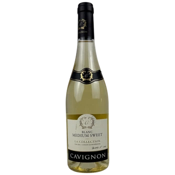Вино Cavignon біле напівсолодке 11% 0,75 л (Франція)