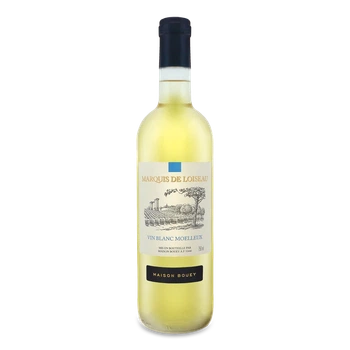 Вино Marquis De Loiseau біле напівсолодке 10,5% 0,75 л (Франція)